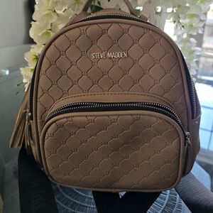 Steve Madden Tan Backpack